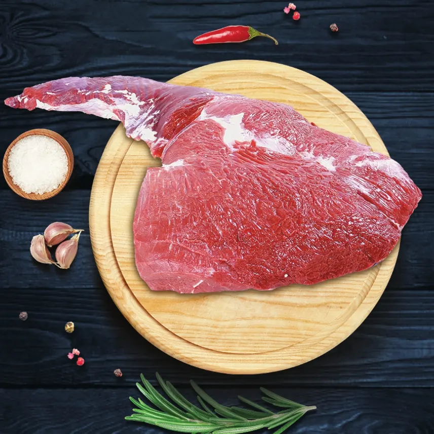 Taxtadagi sovutilgan rumpsteak